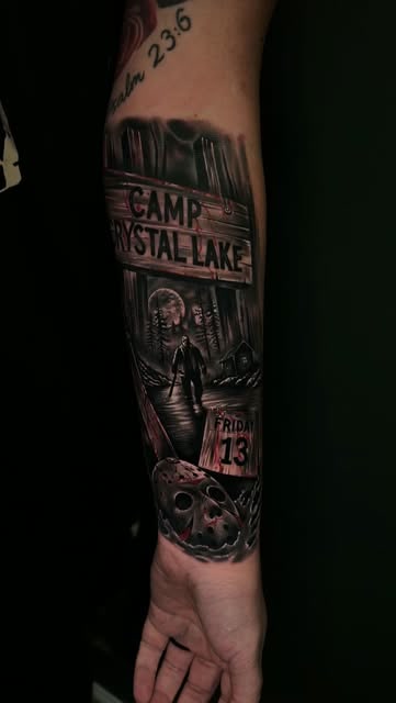 Manga Viernes 13, tatuador Alexander Terrero Sánchez · Tallahassee